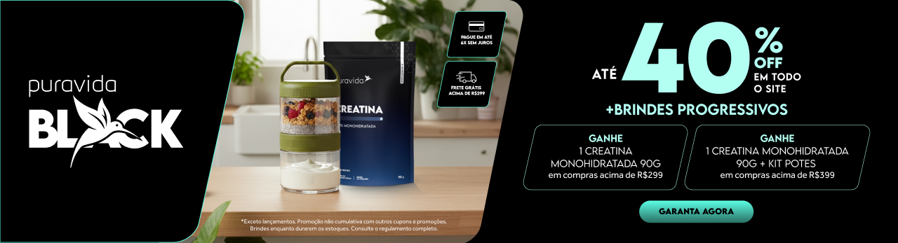PURAVIDA BLACK - PROGRESSIVA CREATINA - Banner home