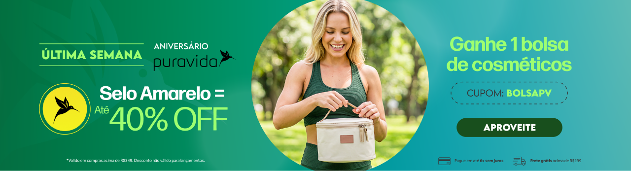 Ação Compre e Ganhe Bolsa Cosméticos - Banner home