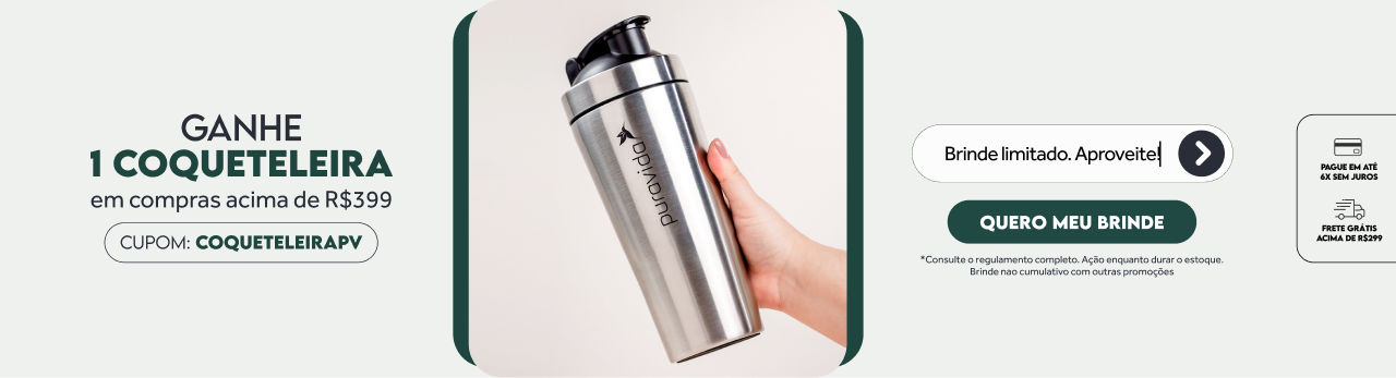 Compre e ganhe coqueteleira - Banner home