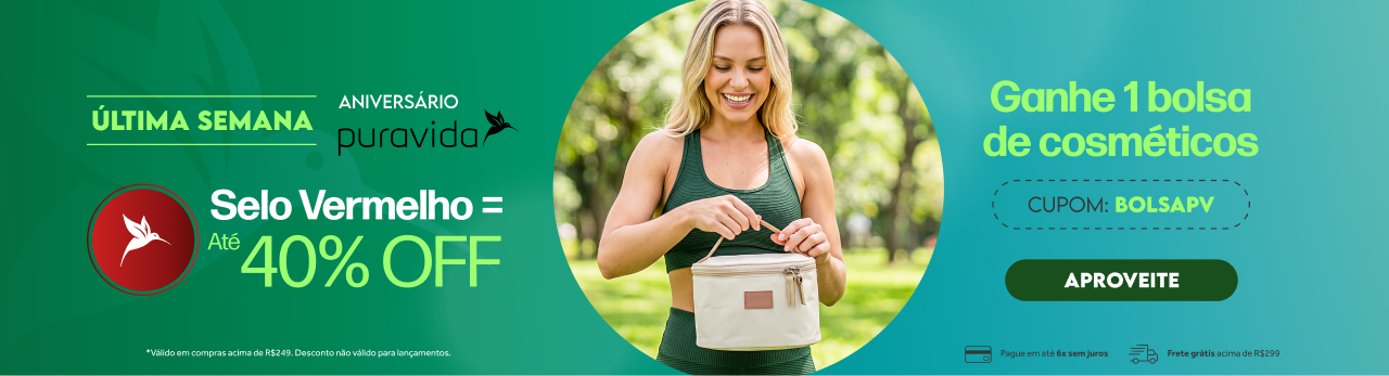 Compre e Ganhe Bolsa Cosméticos - Banner home