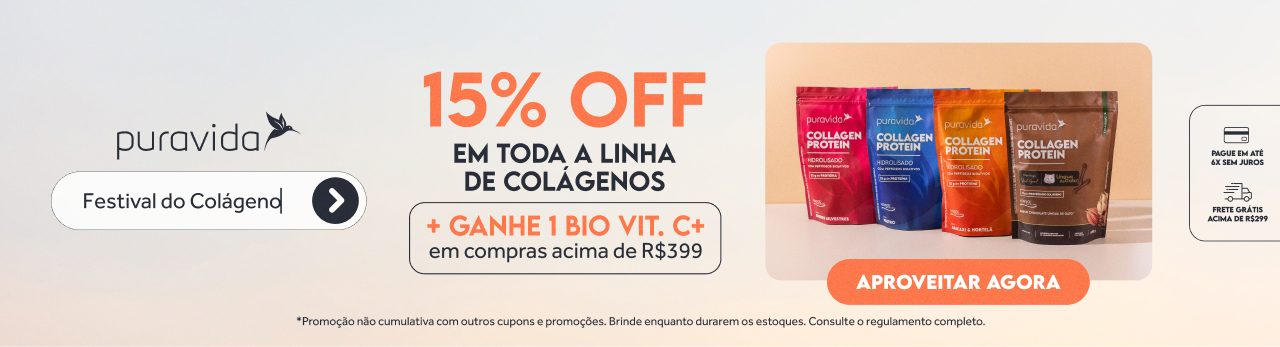 Festival do Colágeno Ultimas Horas - Banner home